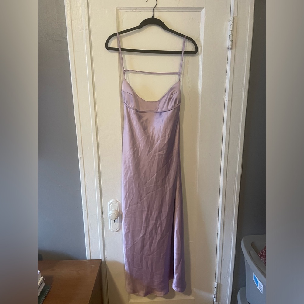 Zara Lavender Midi Dress